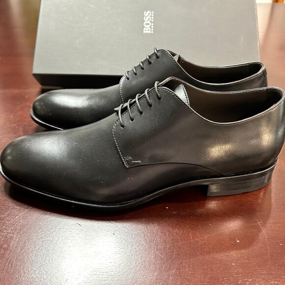 BOSS Kensington Leather Derby Shoes - Picture 2 of 9